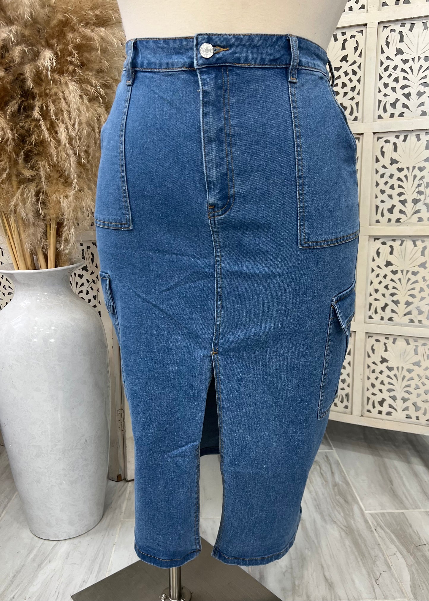 Monica Denim Skirt