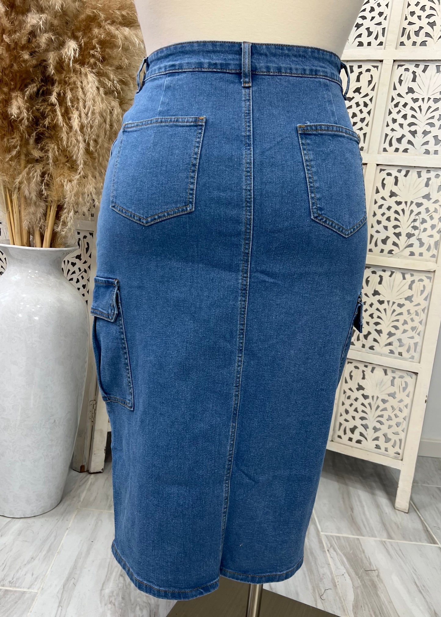 Monica Denim Skirt