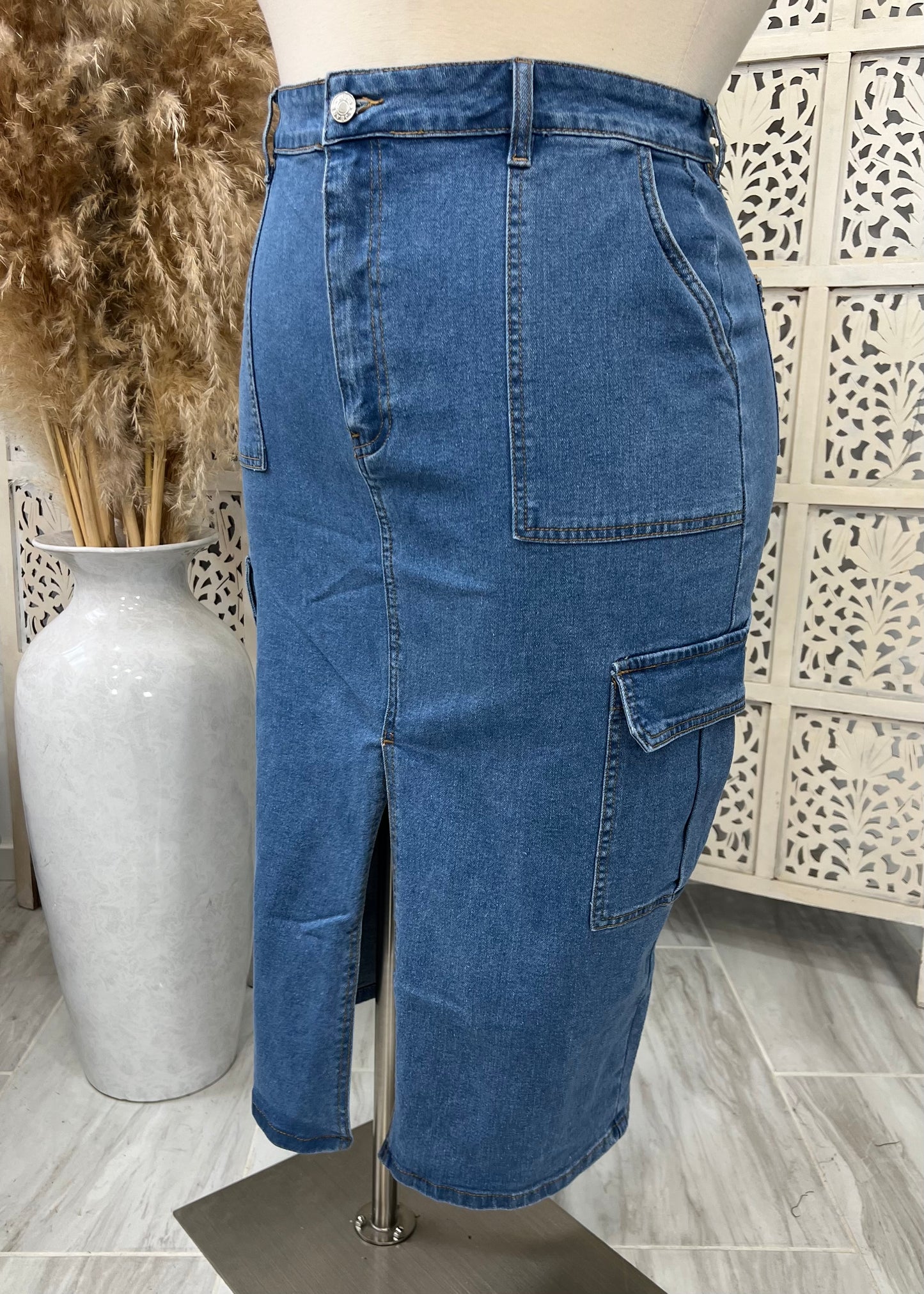Monica Denim Skirt
